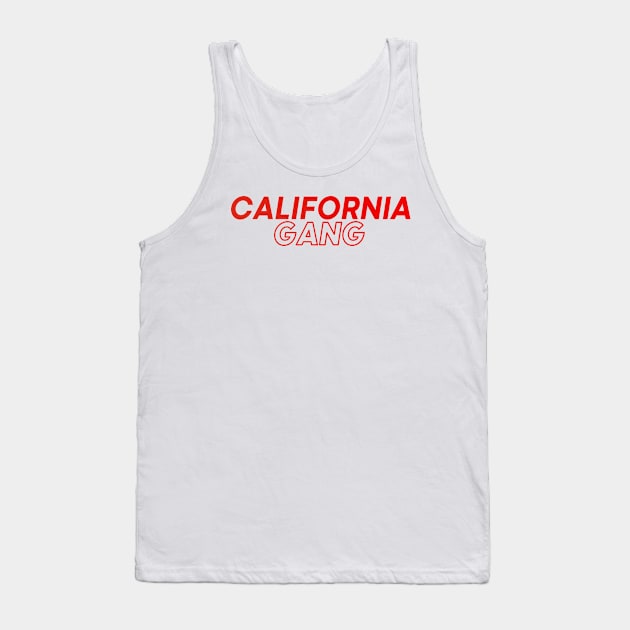 California Gang Tank Top by DeekayGrafx